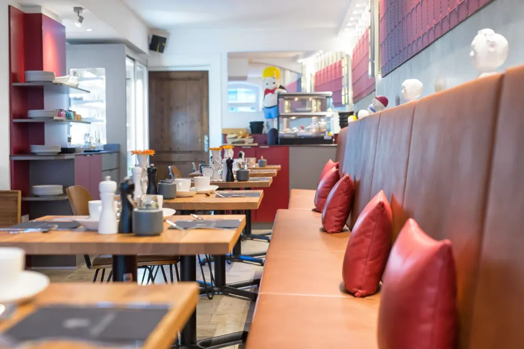 Frühstücksraum der wohnbar-Lounge